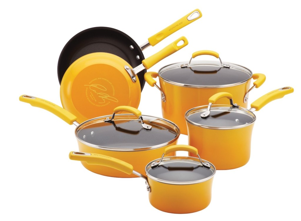 rachael ray hard enamel cookware