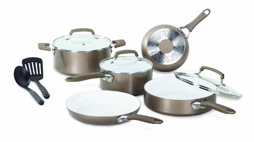 T-fal Pure Cook Nonstick Aluminum 18-Piece Cookware Set, 18 Piece