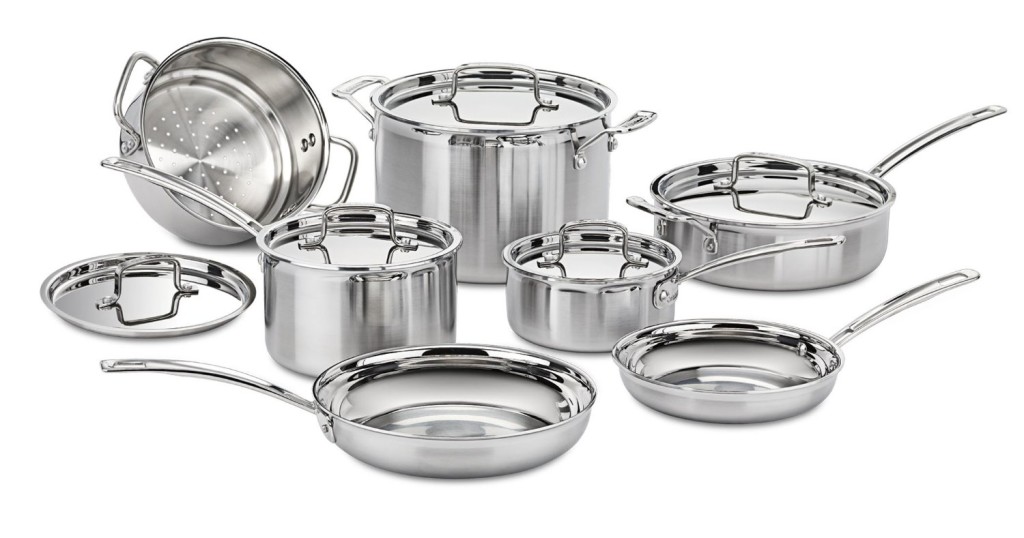 cuisinart multiclad pro stainless steel 12 piece