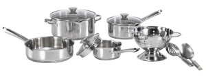 wearever cook and strain stainless steel cookware