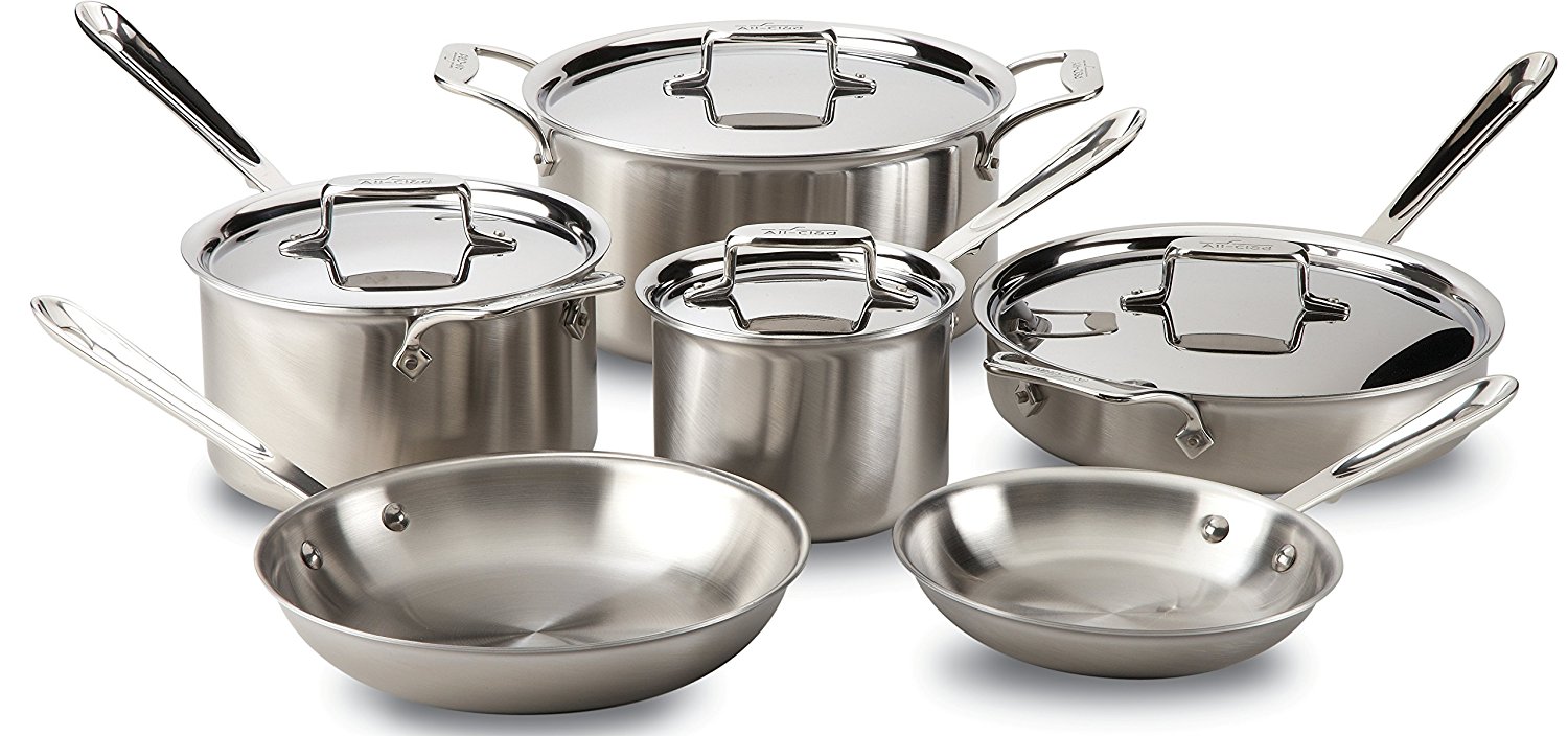 All Clad Tri Ply Vs  D5 Review 18 10 Stainless  Steel  Cookware