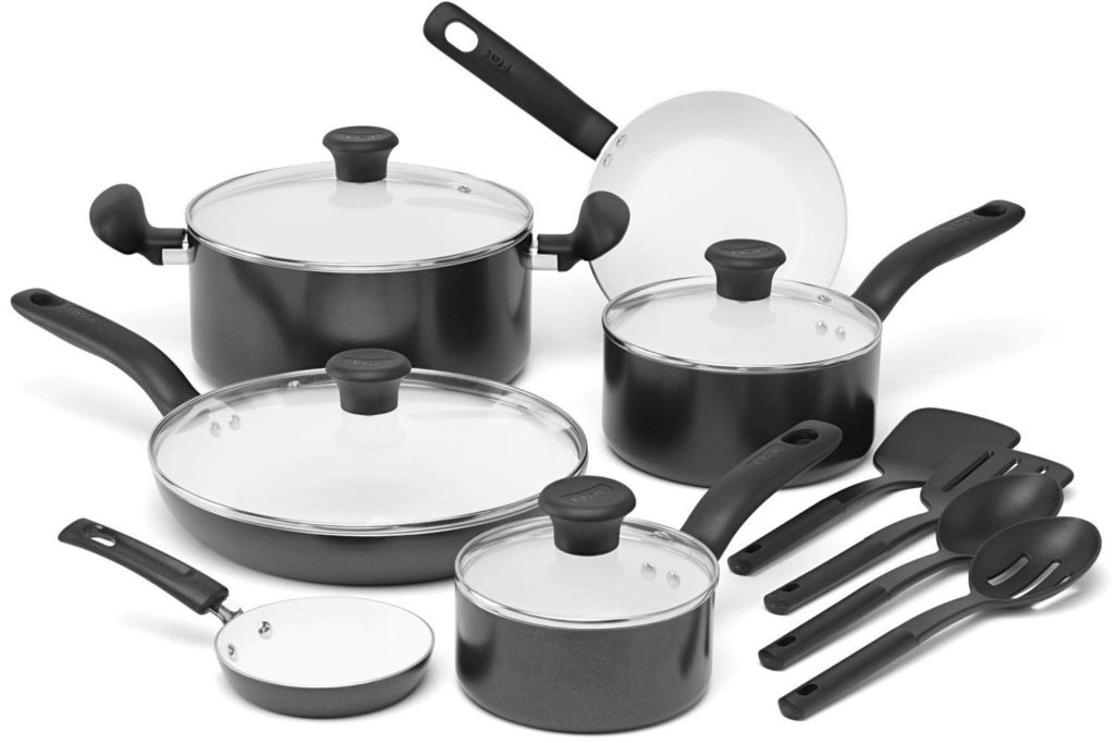 T Fal Initiatives Ceramic Cookware Set