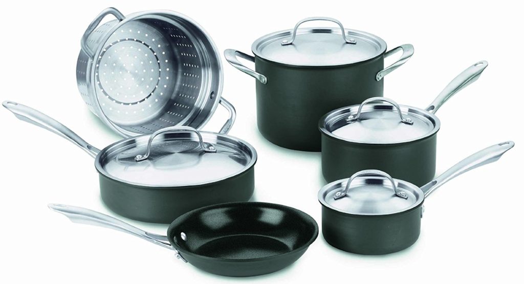 Cuisinart Green Gourmet Hard Anodized Set