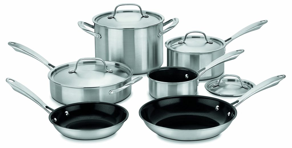 Cuisinart Green Gourmet Tri-Ply Stainless Steel