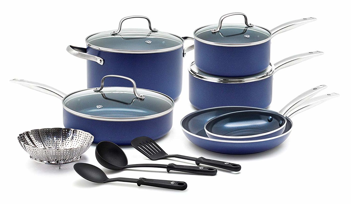 Non-Stick Cookware Review Blue Diamond vs. MSMK PRO - Poor Man's